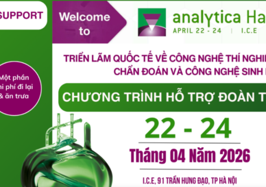 TỰ HÀO ĐỒNG HÀNH VÀ TRƯNG BÀY SẢN PHẨM TẠI TRIỂN LÃM ANALYTICA VIETNAM 2026 TẠI HÀ NỘI