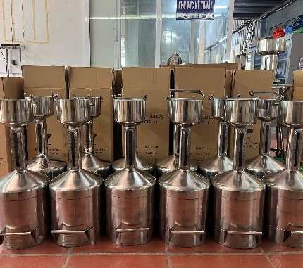 BỘ BÌNH CHUẨN KIM LOẠI CẤP CHÍNH XÁC 0.1 LOẠI 2;5;10;20 LÍT