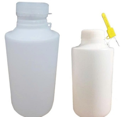 BÌNH NHỰA HDPE ĐỰNG MẪU CÓ CHỐT NIÊM PHONG 1,2,3,4 LÍT